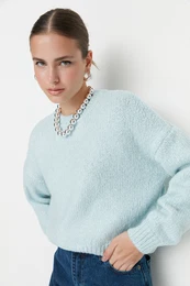Mint Wide Fit Mkk texturovan zkladn pleten svetr