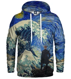Unisex's Starry Wanderer Of Kanagawa Hoodie H-K AFD426