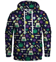 Unisex's Puff Puff Pass Hoodie H-K AFD717