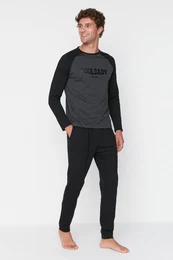 Herren Pyjama Knitted