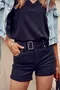 Temno Modre Denim Kratke Hlače image