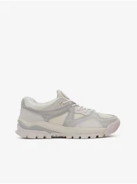 Light Grey Womens Sneakers with Suede Details Trailhead - Women