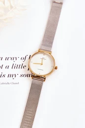 Women's Giorgio & Dario Waterproof Watch With Bracelet Gold Silver