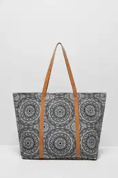 Fabric shoulder bag