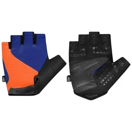 EXPERT Pnske cyklistick rukavice, modro-oranov, ve. M