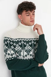 Herren Pullover Jacquard