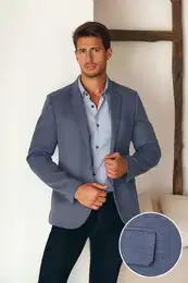 Herren Blazer Indigo