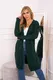 Svetr Cardigan splst cop tmav zelen