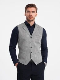 Herren Weste Buttoned