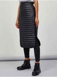 Women's Black Quilted Skirt SAM 73 Denavi - Women
