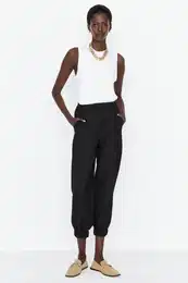 Kalhoty Black Jogger Fit