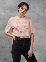 Apricot Women's Cropped T-Shirt - Women