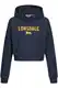 Lonsdale Women's hooded sweatshirt cropped oversized
