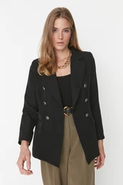 enski blejzer Buttoned
