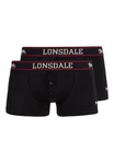Lonsdale Boxershorts OAKWORTH Dunkelblau/Rot/Schwarz/Bordeaux/Braun/Dunkelgrau/Grün/Grau