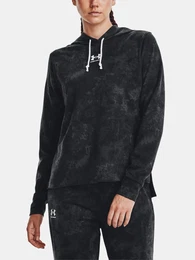 Sweatshirt Rival Terry Print Hoodie-BLK - Women