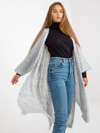 ed oversize dlouh prolamovan kardigan