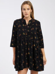 Black Women's Corduroy Shirt Dress Chicago