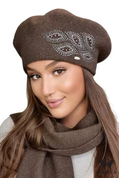 enska baretka Kamea_Beret_K.22.047.31_Brown
