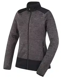 Women's fleece sweater Alan L black