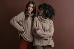 Dmsk svetr Fobya_Turtleneck_F1347_Latte