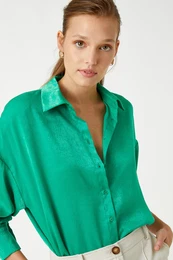 Satin Shirt Long Sleeve