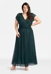 enska obleka Karko_Dress_SA699_Green