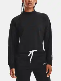 Sweatshirt Essential Script Crew-BLK - Women