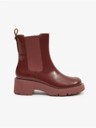 Brown Women's Leather Chelsea Shoes - Women