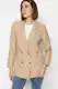 Trendyol Mink Oversize Lined Double Breasted Blazer with Closure
