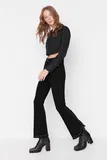 Bootcut Kavbojke Bombaž za dame image