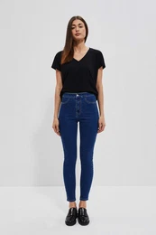 Skinny kavbojke z visokim pasom