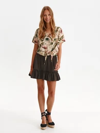 LADY'S BLOUSE SHORT SLEEVE