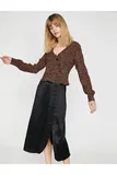 Leopard Dolga Bluza za dame image