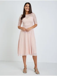 Light pink women's dress - Ladies