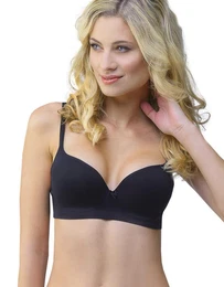 Women's bra reinforced with underwire black