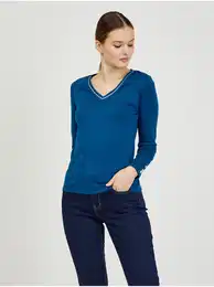Blue Women's Long Sleeve T-Shirt - Women