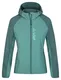 Women's softshell running jacket Kilpi BALANS-W dark green