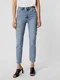 Blue cropped straight fit jeans VERO MODA Brenda - Women
