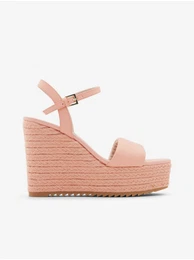 Apricot women's leather wedge sandals Jeigh - Women's