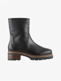 Black Leather Ankle Boots Hgl Force - Women