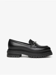 Black Women Leather Moccasins Nero Giardini - Women