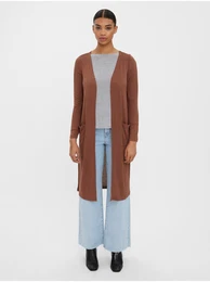 Brown long cardigan Anepaya - Women