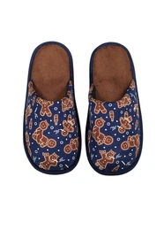 Men's Slippers Naughty Gingerbread -
