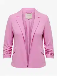 Pink Women's Jacket with Three-Quarter Sleeves CARMAKOMA Carolina D - Ladies