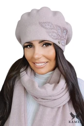 enska baretka Kamea_Beret_K.22.047.09_Pink