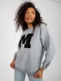 Oversized mikiny s metalickým vzhledem image