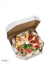 Rainbow Socks Pizza 4 Pairs Hawaiian Pepperoni Italian