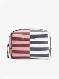 Modro-rov dmsk pruhovan kosmetick taka Tommy Jeans - Dmsk