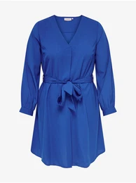 Blue Dress with Tie CARMAKOMA Defini - Women